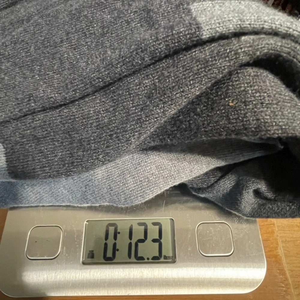 J. Jill Women’s long Cardigan Sweater Small Gray‎ colorblock Open Front Pockets